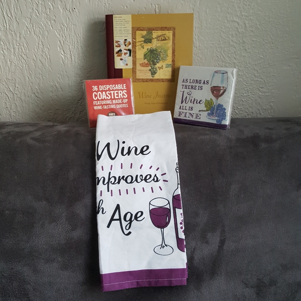 NWT Wine-themed Gift Package + Free Gift!